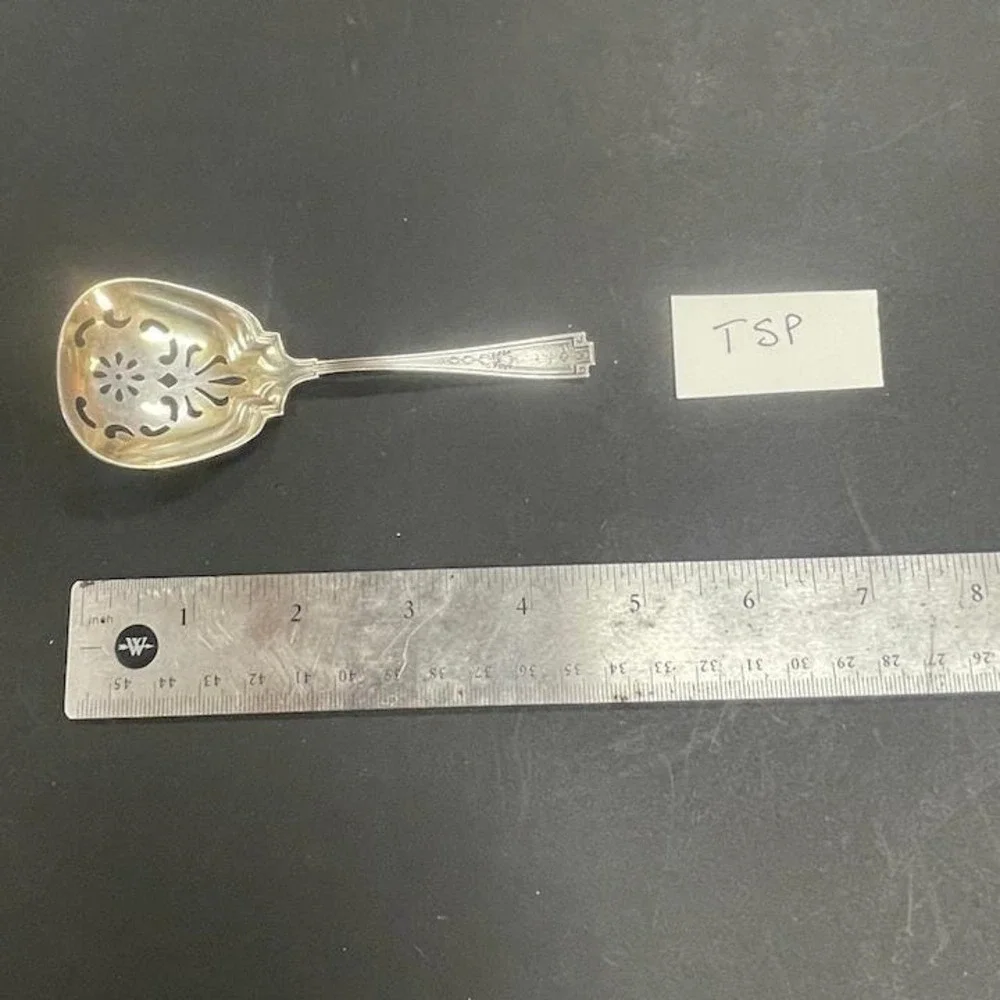 Gorham Antique Sterling Silver Etruscan Bon Bon or Nut Spoon TSP